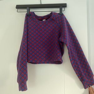 American apparel long sleeve crop top